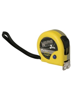 Flexometro Magnético Amarillo Con Freno  3 Metros / 16 mm.