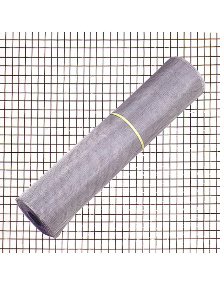 Tela Mosquitera Aluminio 18x14/100  Rollo 30 Metros