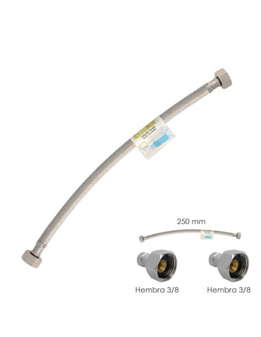 Latiguillo Flexible Acero Inoxidable Hembra 3/8...