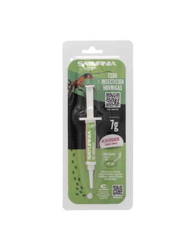 Insesticida SATURNIA cebo gel hormigas jeringa...