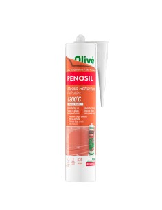 Masilla Refractaria 1.200°C. Color Negra. 300 ml. Masilla...