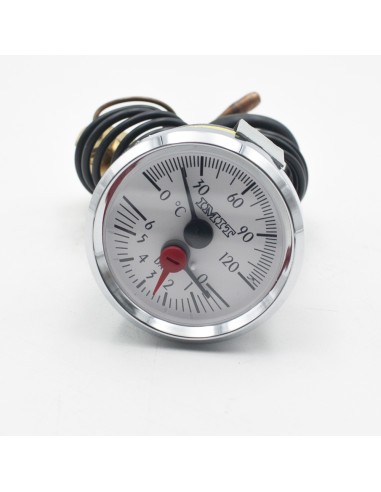 Termohidrometro caldera IMIT cromado 0-120ºC y...