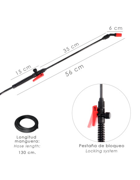 Sulfatadora WOLFPACK presion previa 8lt 08052500