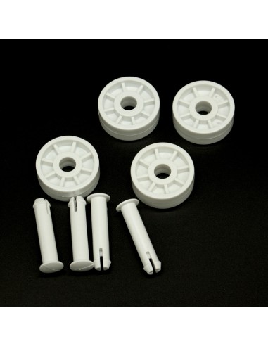 Rueda limpiafondos piscina SIQUA kit 4 ruedas +...