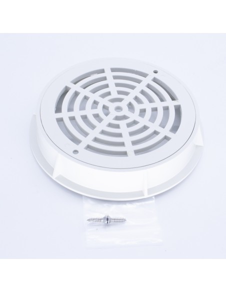 Sumidero piscina hormigon KRIPSOL rejilla cerco drenaje circular D.200mm RCDC