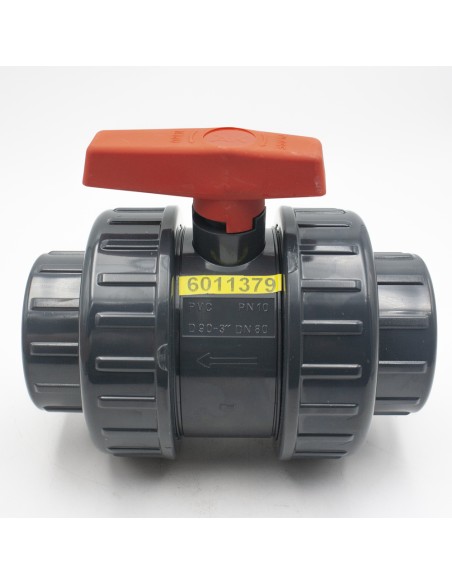 Valvula bola PVC-U H-H   90mm PN10 KRIPSOL Akros AK VEP90 (presion)