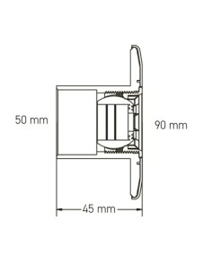 Boquilla impulsion piscina KRIPSOL D.50mm PN10 blanca...