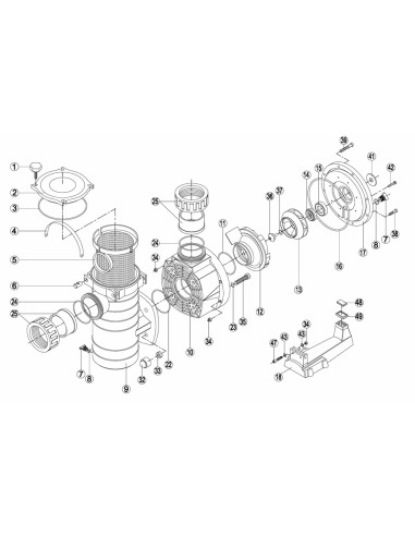 Prefiltro bomba piscina KRIPSOL Kap...