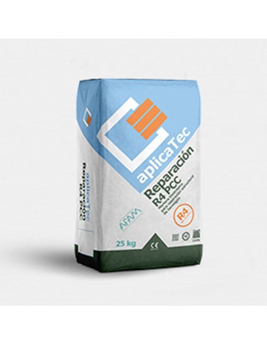Mortero reparacion R4 CAPA Aplicatec R4 PCC...
