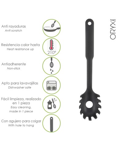 Servidor espaguetis ORYX nylon basic 30x6.5cm...