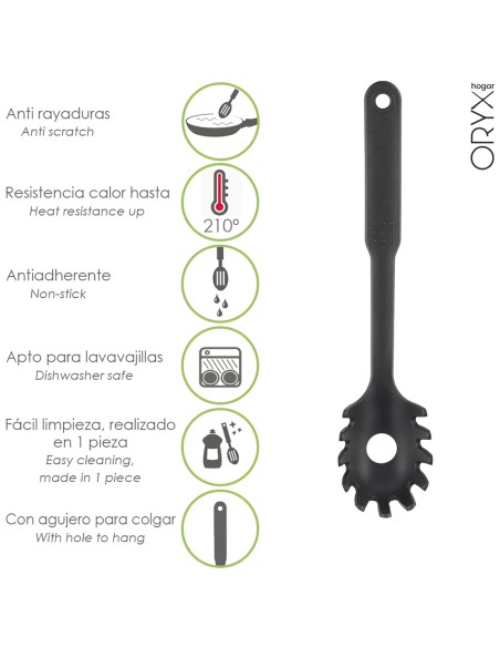 Servidor espaguetis ORYX nylon basic 30x6.5cm 05076003