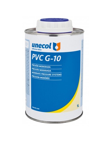 Pegamento PVC UNECOL G-10 presion moderada...