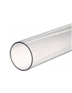 Tubo PVC-GLASS transparente   D.63mm largo 2mt