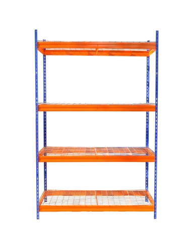 Estanteria MERCATOOLS 180x90x45 baldas rejilla...