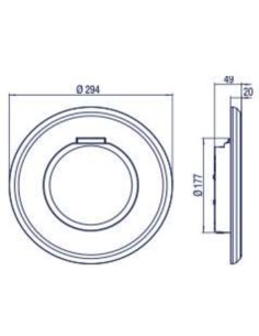 Foco piscina hormigon ASTRAL proyector led FlexiNiche luz... 2