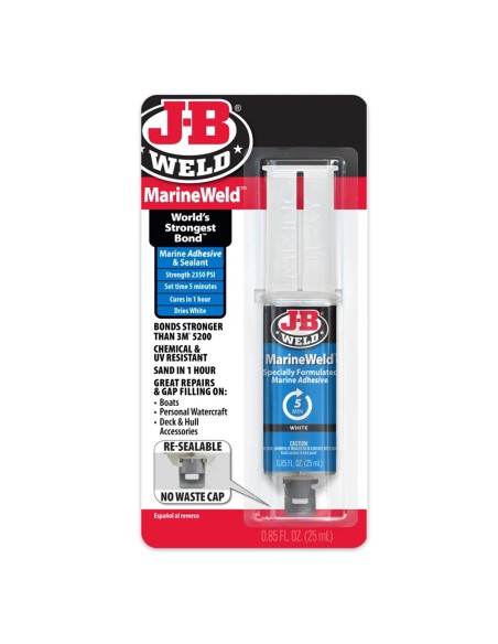 Adhesivo piscinas J-B WELD pegamento bicomponente MarineWeld 25ml 50172SPA