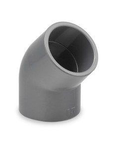 Codo PVC-U H-H   50mm 45º PN16 HIDROTEN 1001016 (presion)