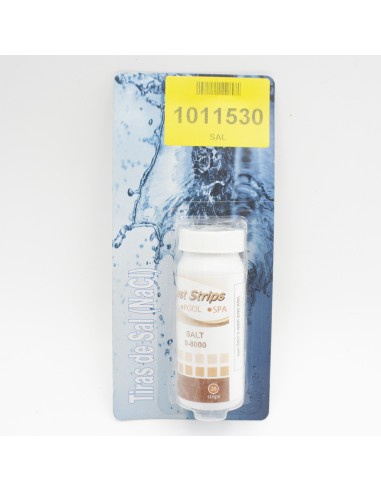 Analizador agua piscina TRYPOOL tiras sal