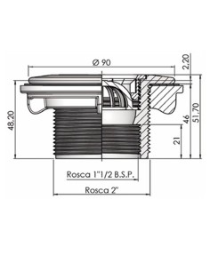 Boquilla piscina prefabricada impulsion ASTRAL con... 2