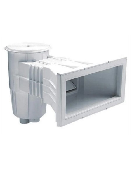 Skimmer piscina hormigon AQUARAMA 15lt boca ampliacion y marco tapa circular 00251BP17 blanco 0203590 (BSA)