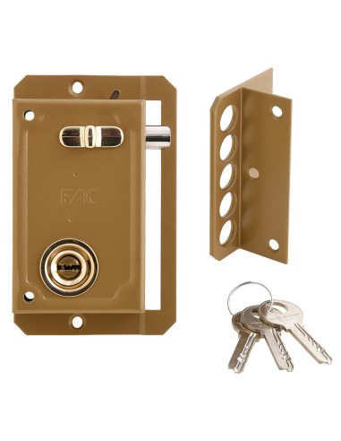 Cerradura FAC S-90-P-UVE pintada derecha bombin...