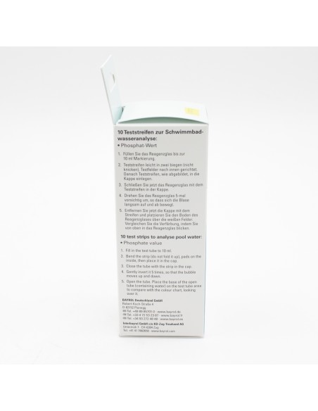 Analizador agua piscina BAYROL Phosphate Test Strips 328812 tiras fosfatos