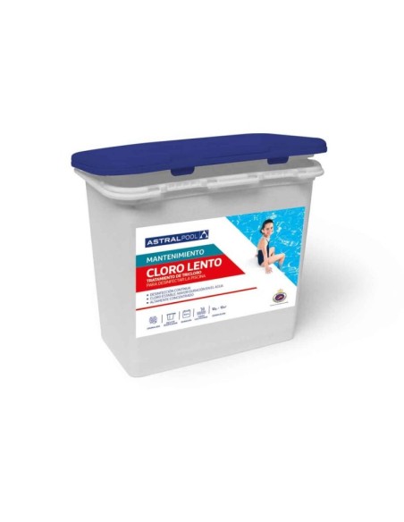 Cloro granulado lento ASTRAL tricloro 5kg 11405 (Astral 300/GR)