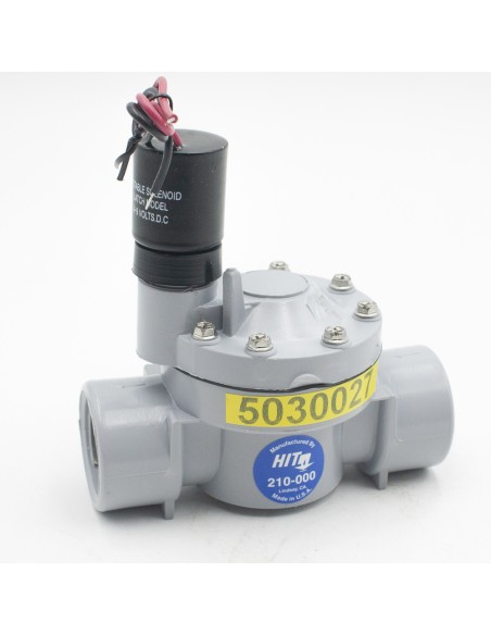 Electrovalvula riego 1"      H-H PVC HIT  9V 220H210-9