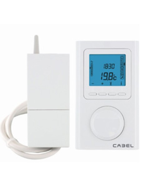 Cronotermostato digital inalambrico CABEL via radio 6360006