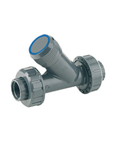 Filtro asiento inclinado PVC-U 25mm PN16...