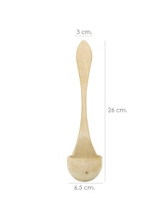Cazo madera ORYX para aceitunas con agujeros 26cm 05860070 2