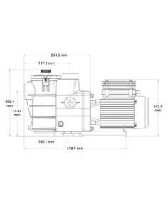 Bomba piscina HAYWARD Max Flo 0.50cv mf     SP1806HW81E2... 2