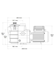 Bomba piscina HAYWARD Max Flo 1.00cv mf     SP1811HW161E2... 2