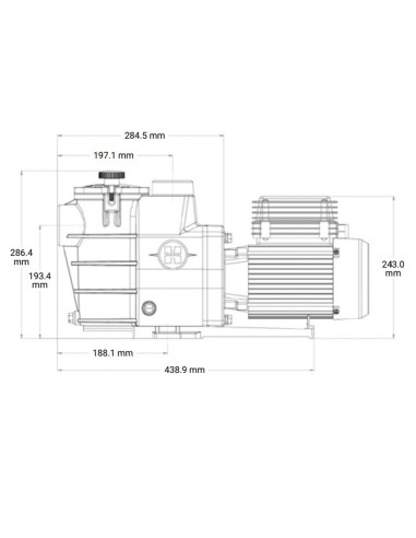 Bomba piscina HAYWARD Max Flo 1.00cv mf...