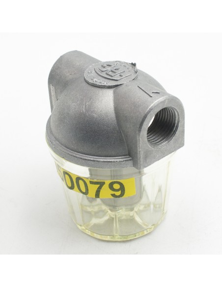 Filtro gasoil caldera FAG H-H  3/8" transparente OF010PL-E