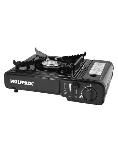 Cocina gas WOLFPACK a cartucho con maletin...