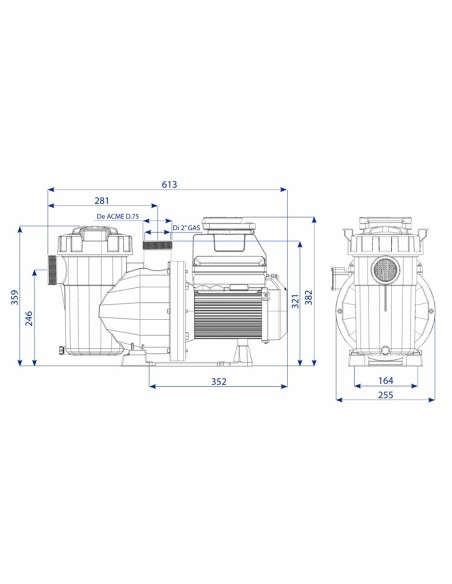 * Bomba piscina ASTRAL Victoria Smart Connect VS 200 2.00cv mf velocidad variable 77947