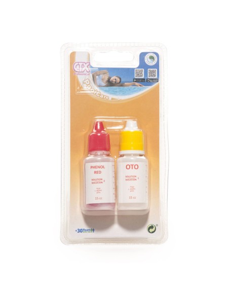 Reactivo analizador agua piscina CTX kit 2 botes PH + cloro 16577 (Certikin)