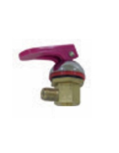 Grifo fuente agua OSM pulsador inox azul RO2052