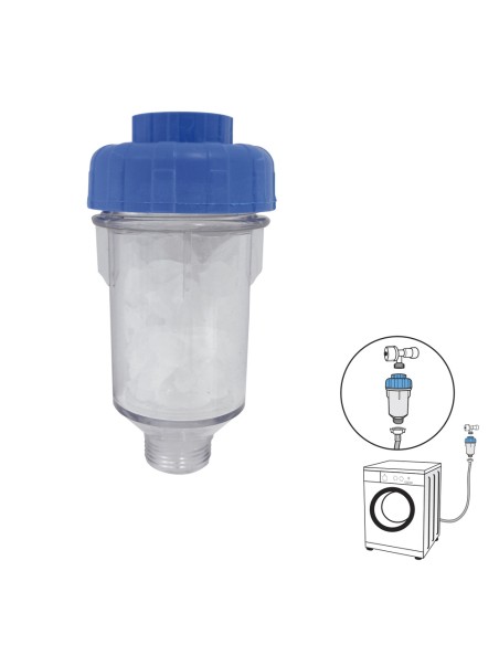 Filtro agua lavadora PAPILLON directo de polifosfato 04012050