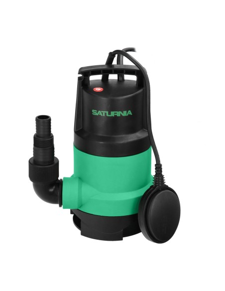 Bomba achique SATURNIA   450w   8000lt/h aguas sucias 08064020
