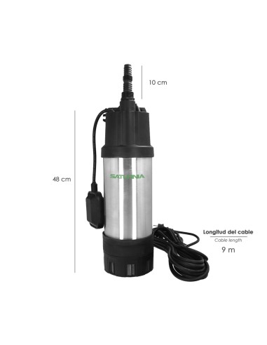 Bomba achique SATURNIA 1000w   5200lt/h aguas...