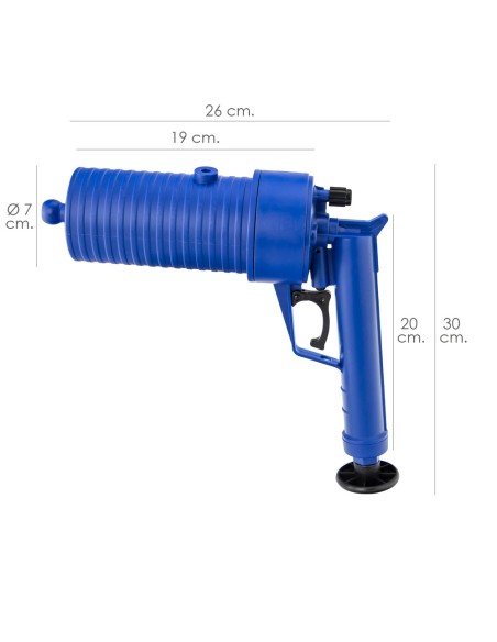 Desatascador WOLFPACK pistola con aire comprimido 02660120