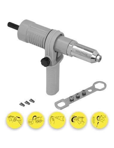 Kit remachadora para taladro WOLFPACK 02320163