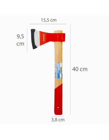 Hacha WOLFPACK con mango Vizcaina 380gr 08211005