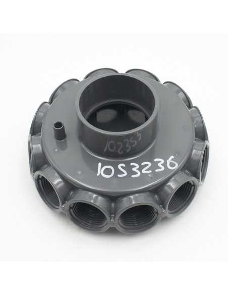 Colector filtro piscina ASTRAL 63mm 12 crepinas 1" 00500R0413