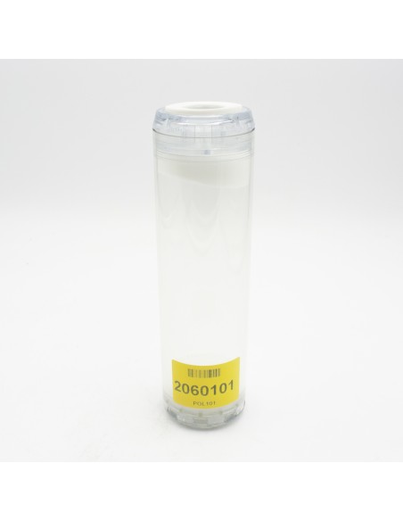 Filtro agua 10" OSM cartucho vacio transparente POL101