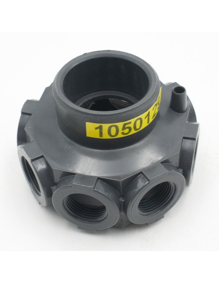 Colector filtro piscina ASTRAL 50mm   8 crepinas  ¾" 00624