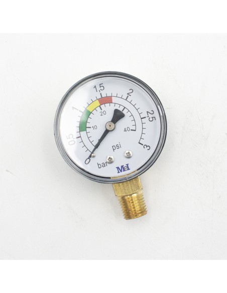 Manometro filtro piscina MEI 0-3bar toma vertical ¼"    6042143100