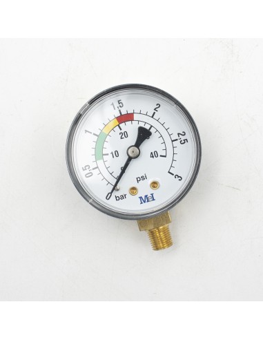 Manometro filtro piscina MEI 0-3bar toma...